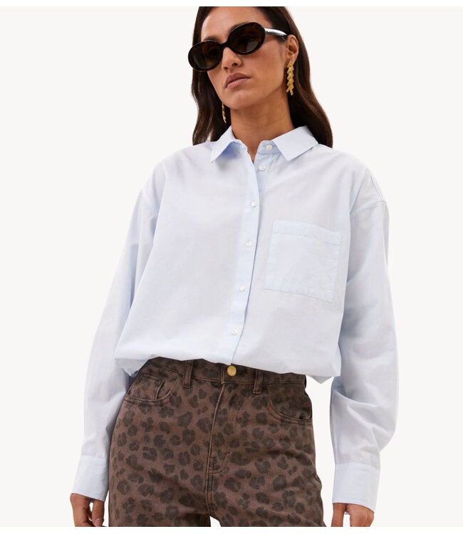 BY-BAR Blouse lise chambray blouse light blue
