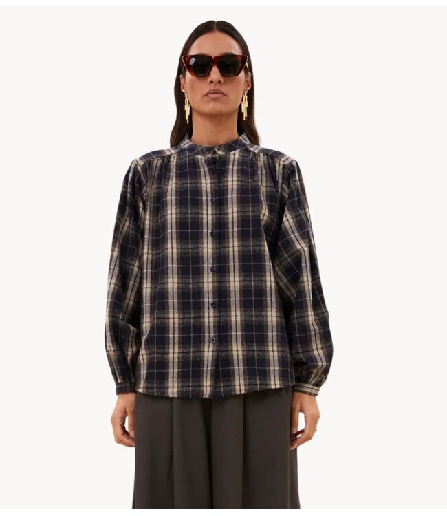 BY-BAR Blouse jagger check blouse jagger check