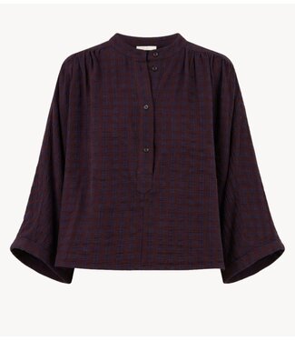 BY-BAR Blouse jess blouse wine check