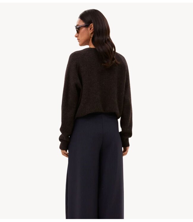 BY-BAR Trui polly pullover deep brown