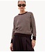 BY-BAR Trui sally stripe pullover burgundy crush stripe