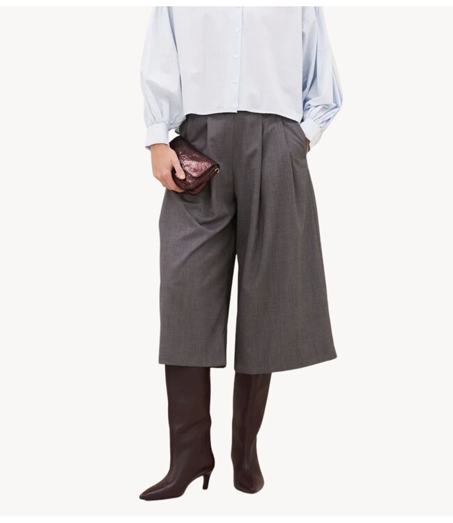 BY-BAR Broek mowi bermuda shorts dark grey