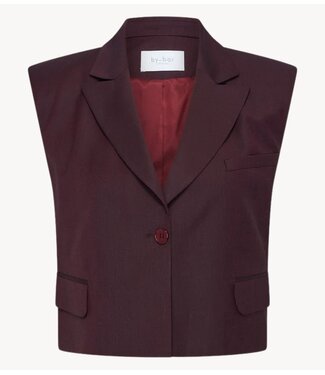 BY-BAR Gilet bobi gilet dark wine