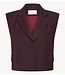 BY-BAR Gilet bobi gilet dark wine