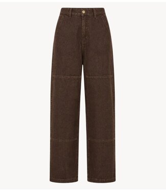 BY-BAR Broek jenna worker jeans dark brown