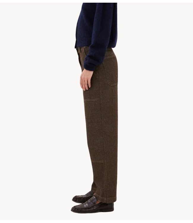 BY-BAR Broek jenna worker jeans dark brown