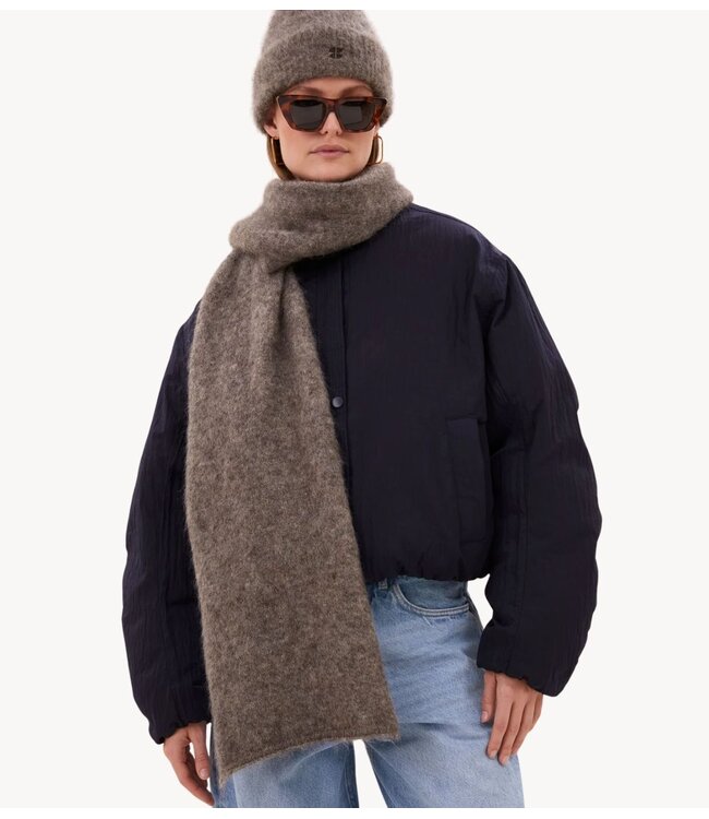 BY-BAR Sjaal leah norton scarf dark biscuit