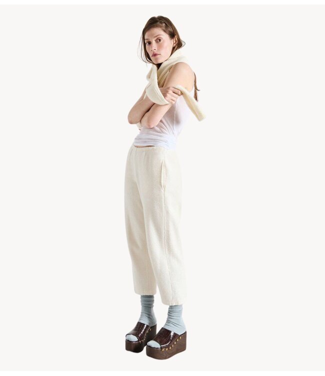 American Vintage Broek jogging Bobypark ecru