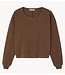 American Vintage Trui Sonoma ML COL ROND CHATAIGNIER VINTAGE