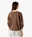 American Vintage Trui Sonoma ML COL ROND CHATAIGNIER VINTAGE