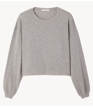 American Vintage Trui Sonoma ML COL ROND GRIS CHINE