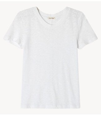 American Vintage T-shirt Sonoma AJUSTE MC COL ROND blanc
