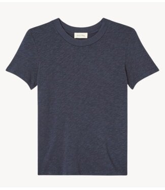 American Vintage T-shirt Sonoma AJUSTE MC COL ROND navy blue