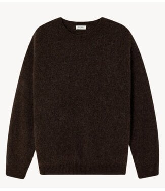 American Vintage Trui VITOW PULL AMPLE COL ROND  CAFE CHINE