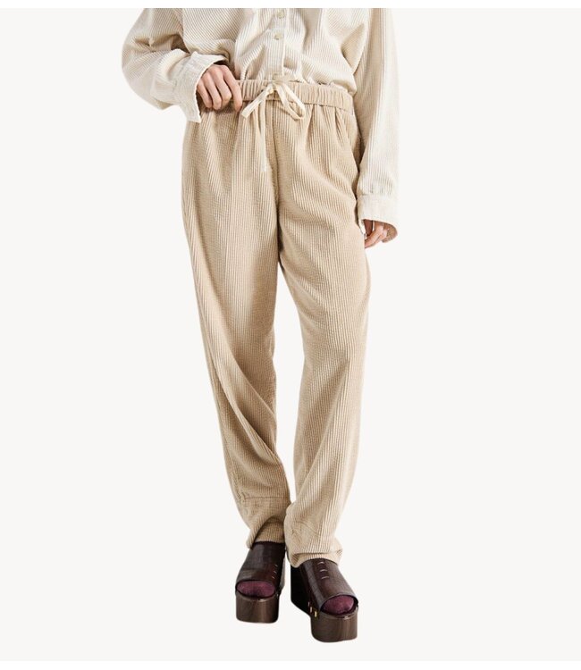 American Vintage Broek Padow carotte mastic