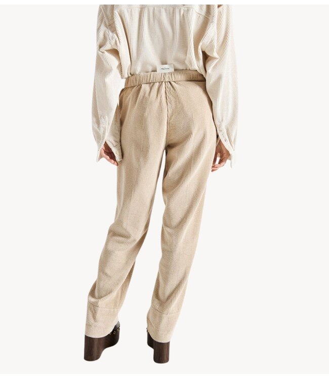 American Vintage Broek Padow carotte mastic