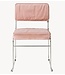 HKLIVING Stoel Endless dining chair: velvet, lychee pink