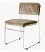 HKLIVING Stoel Endless dining chair: velvet, dirty chai
