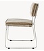 HKLIVING Stoel Endless dining chair: velvet, dirty chai