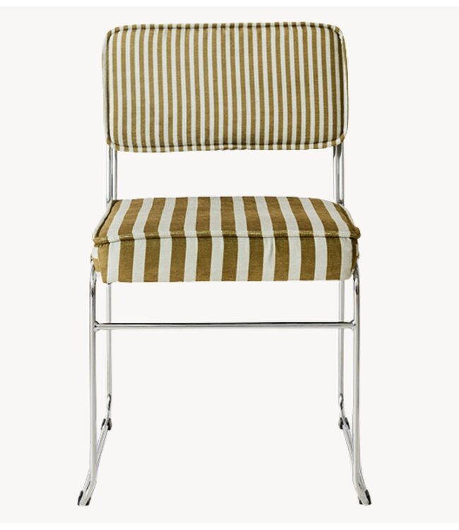HKLIVING Stoel Endless dining chair: stripe, sunflower