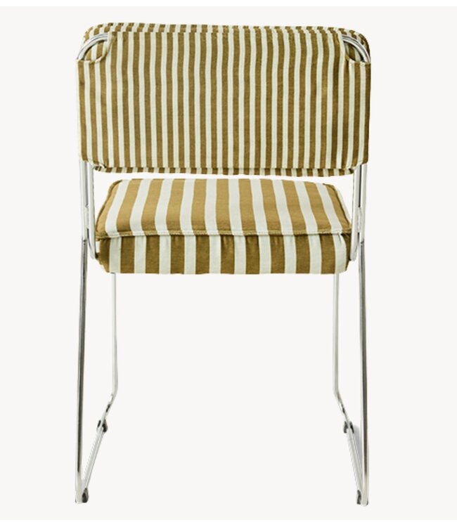 HKLIVING Stoel Endless dining chair: stripe, sunflower