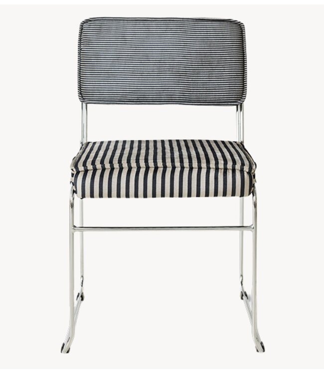 HKLIVING Stoel Endless dining chair: stripe, monochrome