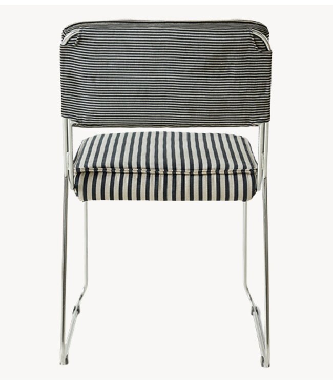 HKLIVING Stoel Endless dining chair: stripe, monochrome