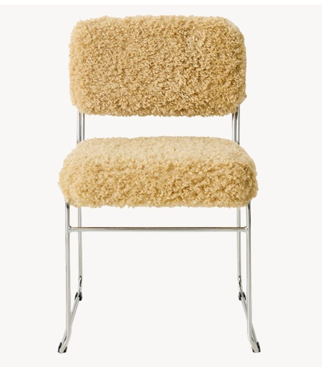 HKLIVING Stoel Endless dining chair: poodle, golden