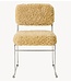 HKLIVING Stoel Endless dining chair: poodle, golden