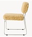 HKLIVING Stoel Endless dining chair: poodle, golden