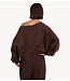 Alix The Label Trui ladies knitted badwing sweater warm brown