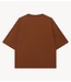Alix The Label Top ladies knitted alix t-shirt cognac