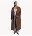 Alix The Label Jas ladies woven long hairy coat camel