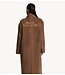 Alix The Label Jas ladies woven long hairy coat camel