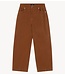 Alix The Label Broek ladies woven faux suede pants cognac