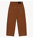 Alix The Label Broek ladies woven faux suede pants cognac
