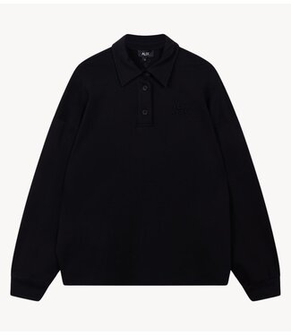 Alix The Label Shirt ladies knitted Alix polo black