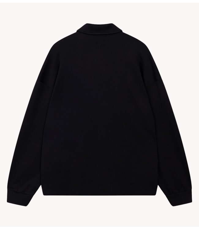 Alix The Label Shirt ladies knitted Alix polo black