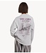 Alix The Label Shirt ladies knitted photo longsleeve t-shirt soft grey melange