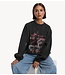 Alix The Label Trui ladies knitted eagle sweater charcoal grey