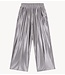 Alix The Label Broek ladies woven shiny training pants silver