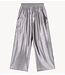 Alix The Label Broek ladies woven shiny training pants silver