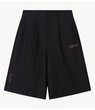 Alix The Label Broek ladies woven bermuda black