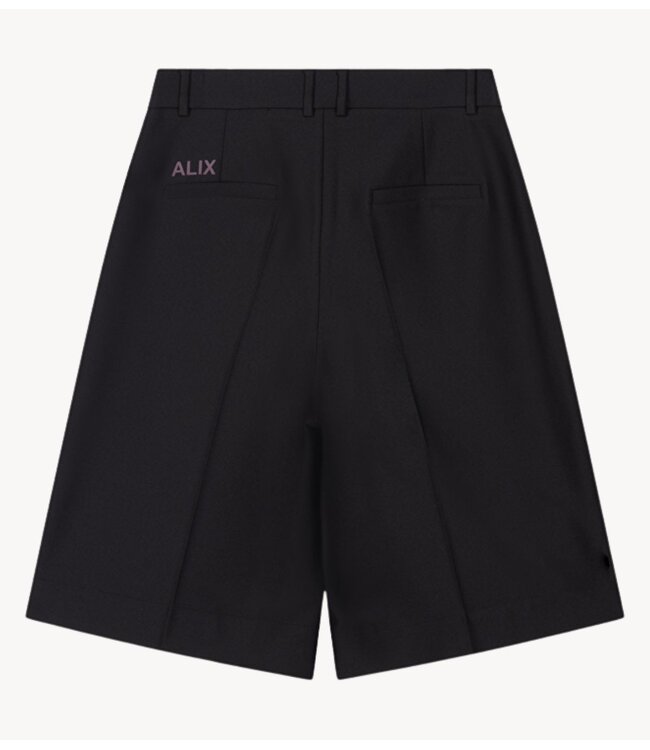 Alix The Label Broek ladies woven bermuda black