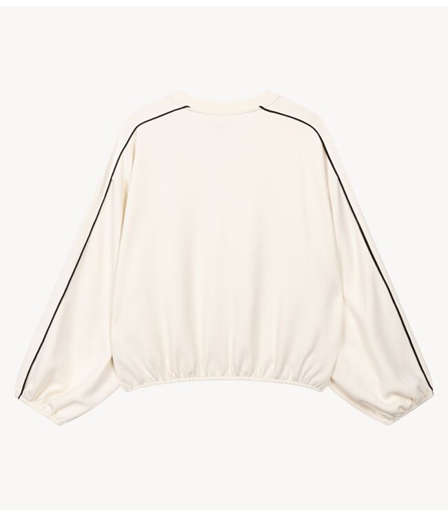 Alix The Label Trui ladies knitted piping sweater