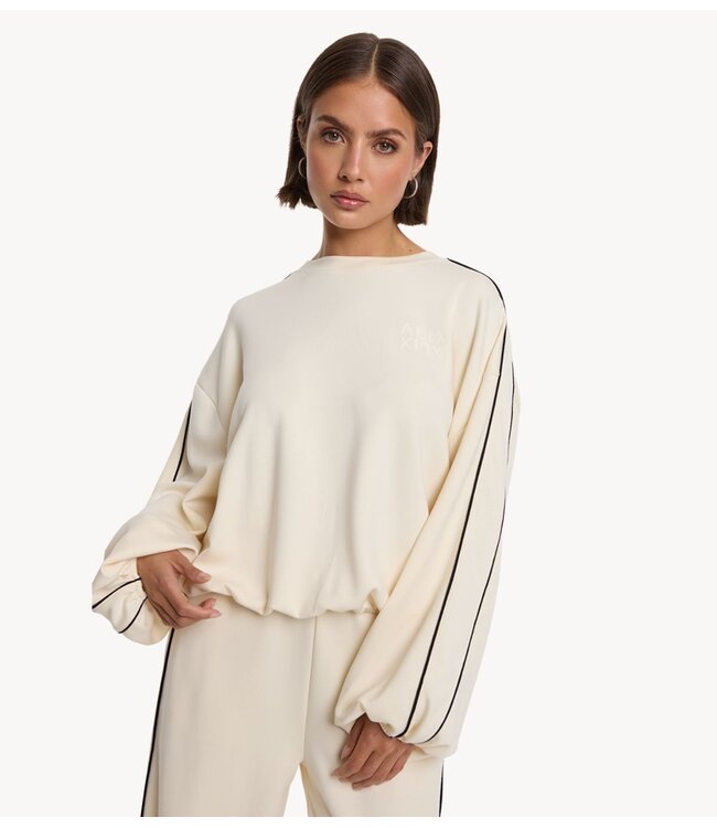 Alix The Label Trui ladies knitted piping sweater