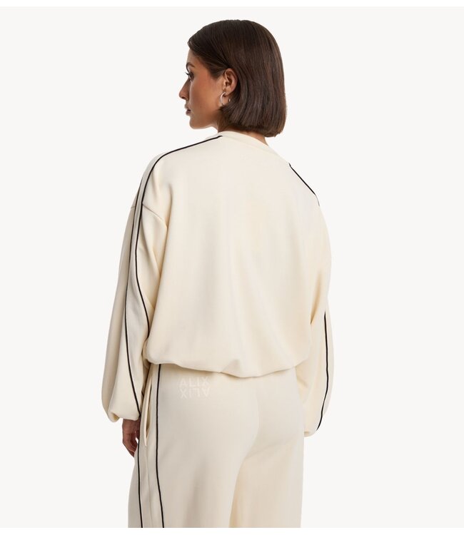 Alix The Label Trui ladies knitted piping sweater