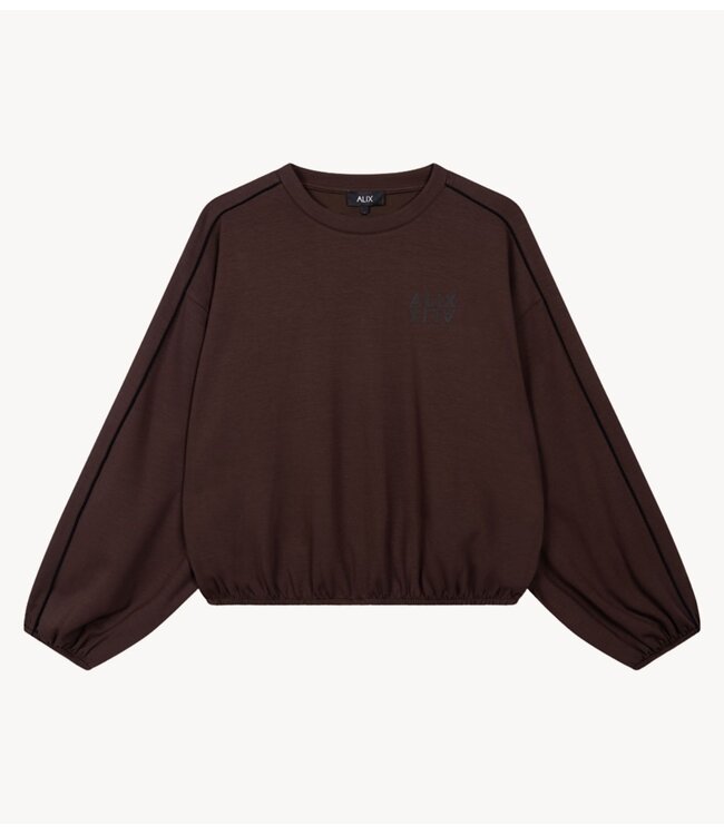 Alix The Label Trui ladies knitted piping sweater