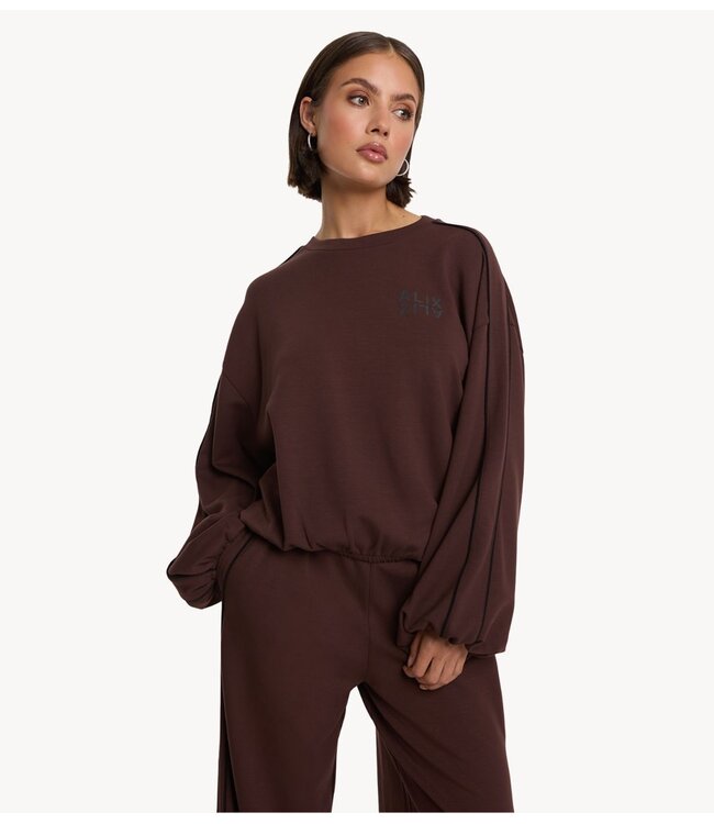 Alix The Label Trui ladies knitted piping sweater