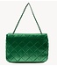 Alix The Label Tas ladies woven big velvet bag mid green